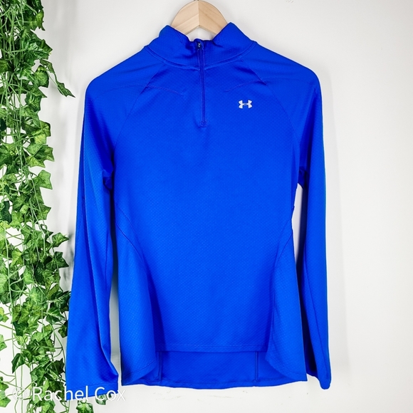 Under Armour Tops - Under Armor Running Quarter Zip Blue Medium
